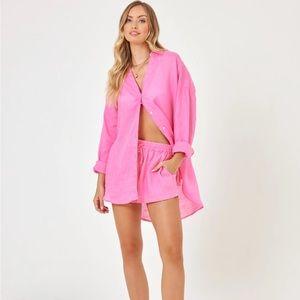 L*Space Pink Rio Tunic Set - BNWT